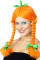 Voir les d&eacute;tails sur le produit Perruque de citrouille femme Halloween