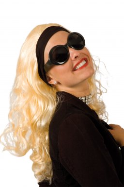 Perruque blonde cheveux longs femme 