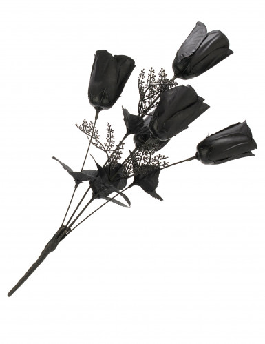 Bouquet de roses noires Halloween