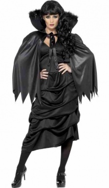 Cape de sorcière Halloween femme