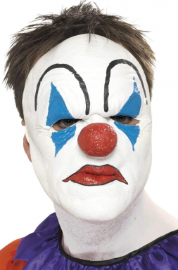 Demi-masque de clown