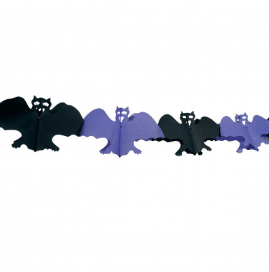 Guirlande chauve-souris halloween