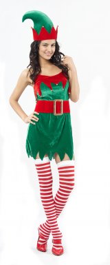 Déguisement Lutin femme Noël | Déguisements | deguisement-paris.fr