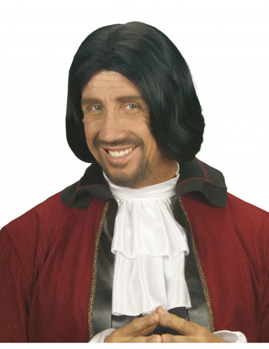 Perruque noire d Amadeus adulte