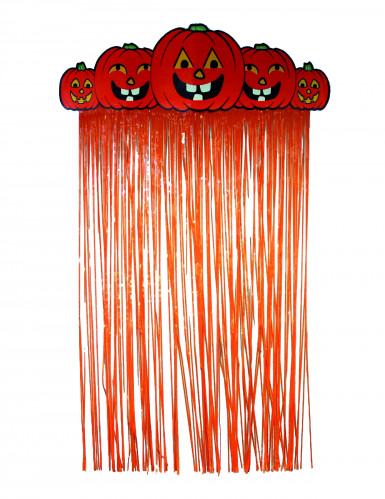 Rideau de porte citrouille Halloween