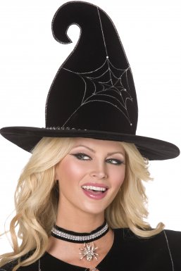 Chapeau de sorcière luxe adulte Halloween