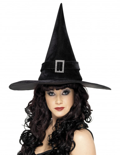 Chapeau sorcière noir adulte Halloween