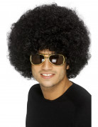 Perruque afro noir adulte