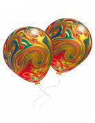 8 Ballons marbr�s