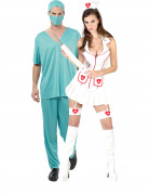 D�guisement couple infirmi�re et docteur