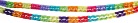Guirlande en papier multicolores 2,5m�tres