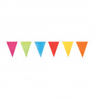 Guirlande fanions g�ant multicolores 10m�tres