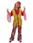 Déguisement hippie muticolore fille