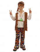 Déguisement hippie marron garçon