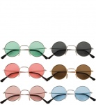 Lunettes rondes de hippie adulte