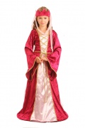 Déguisement reine médiévale fille