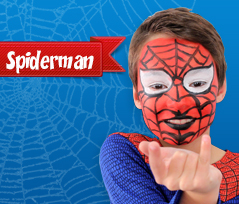 maquillage spiderman