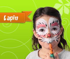 maquillage lapin